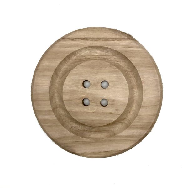 Bottone in legno I Nastri di Mirta - Linea Merceria Creativa vendita online