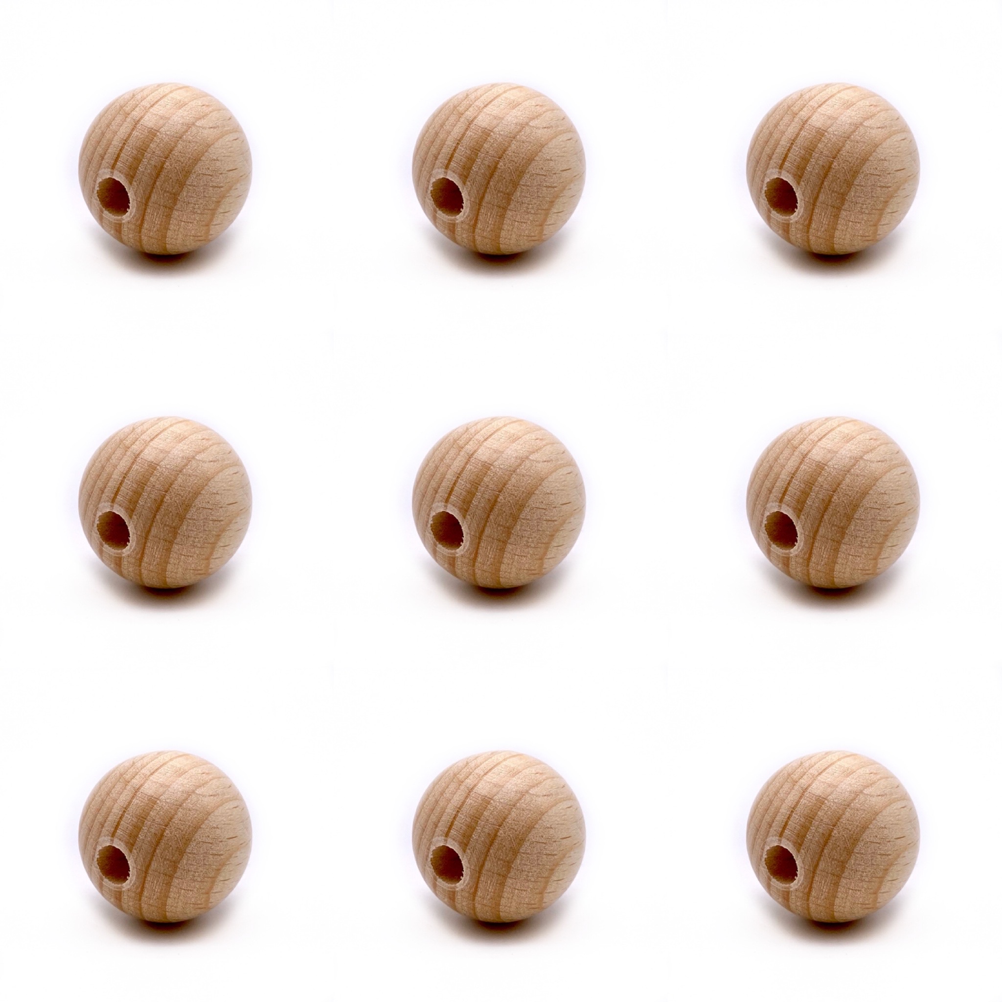 Palline sfere legno grezzo forate 25 mm - Linea Merceria Creativa vendita  online