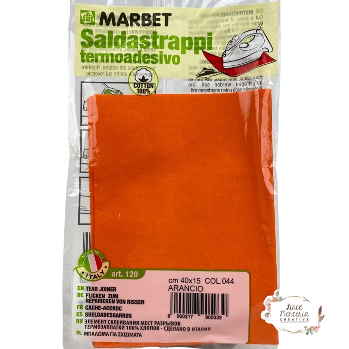 SALDASTRAPPI Termoadesivo MARBET 40x15cm cotone Rosa rammendo 120 017 :  : Casa e cucina