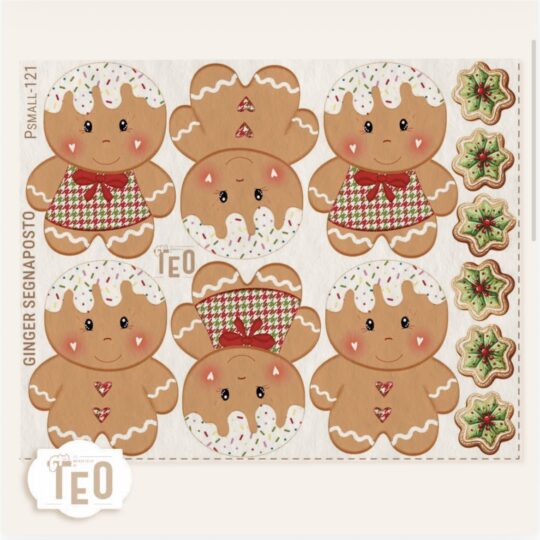 P Small 121 Ginger segnaposto di Teo