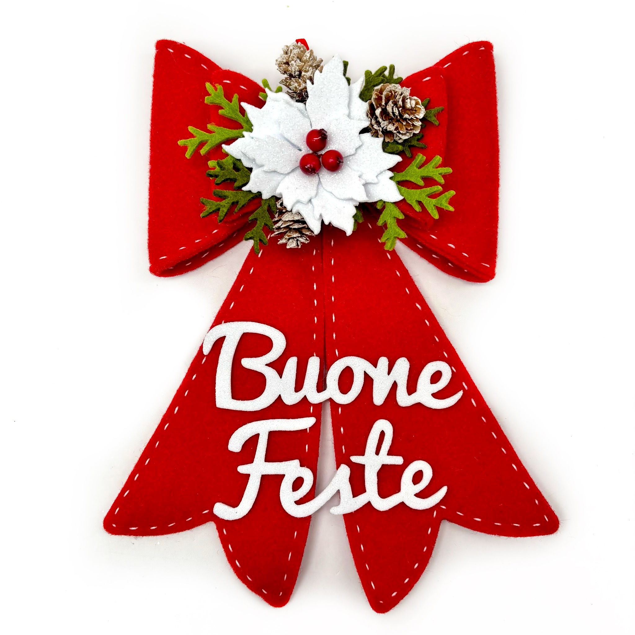 Kit Fiocco Buone Feste Linea Merceria Creativa kit creativo